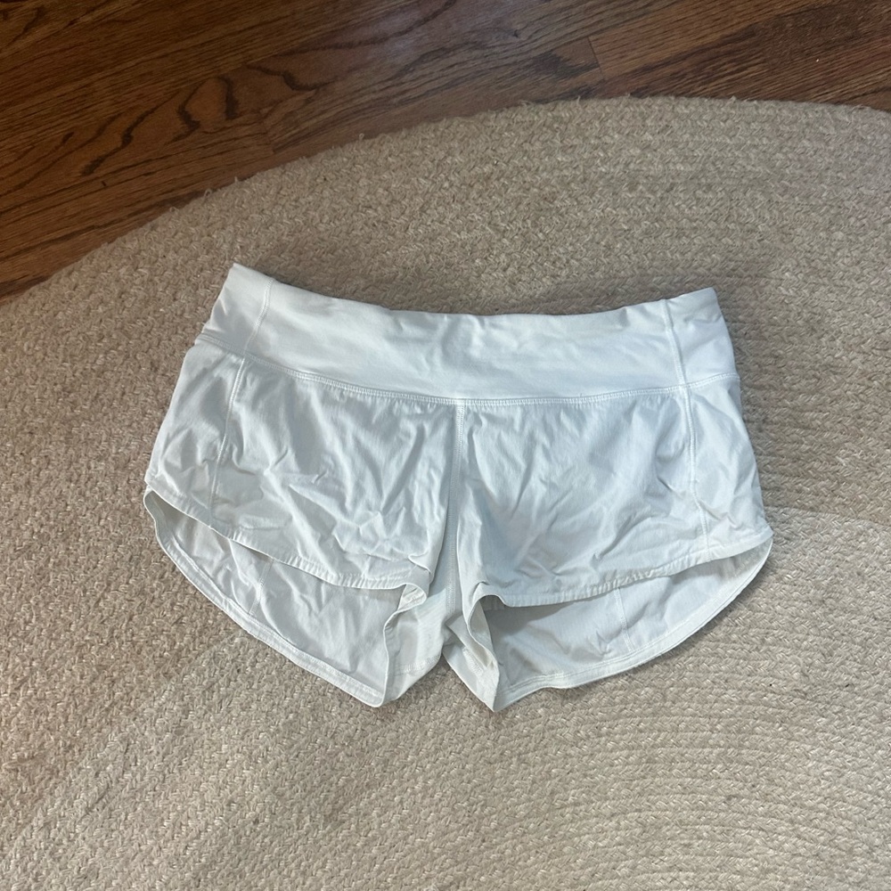 lululemon athletica White Athletic Shorts